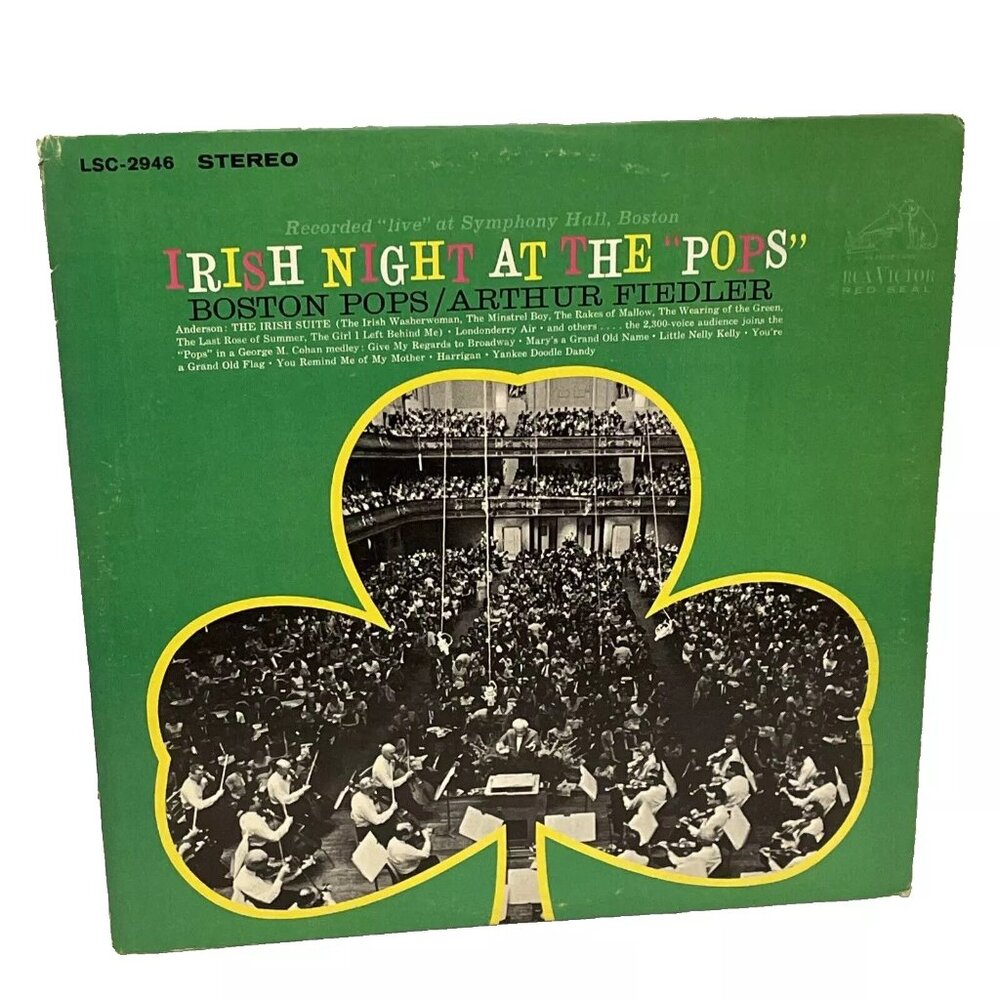 Irish Night At The Pops (Vinyl, 1968) RCA Red Seal LSC 2946 VG+ LP Record